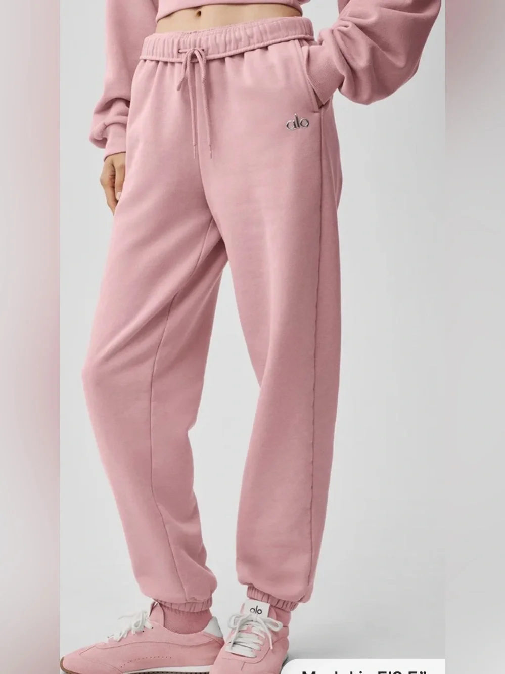 ALO Yoga Accolade Sweatpant Vintage Pink Small NWT